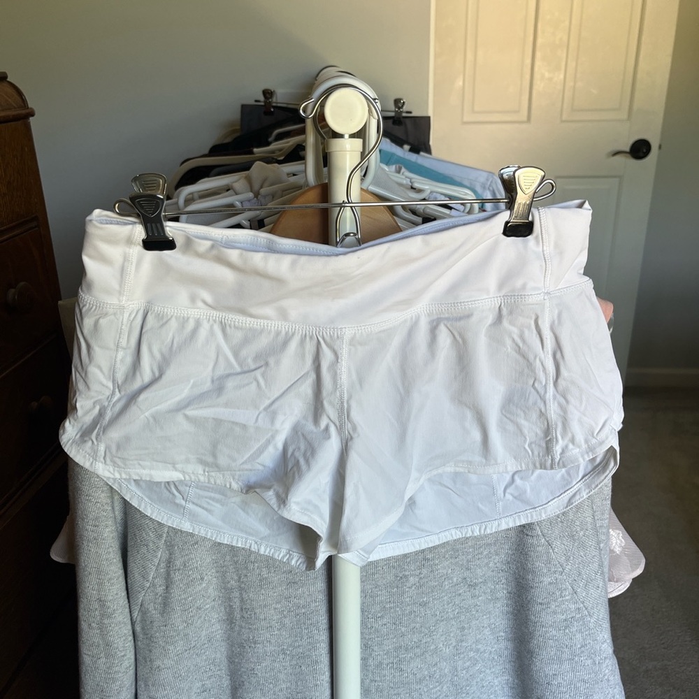 Lululemon white shorts